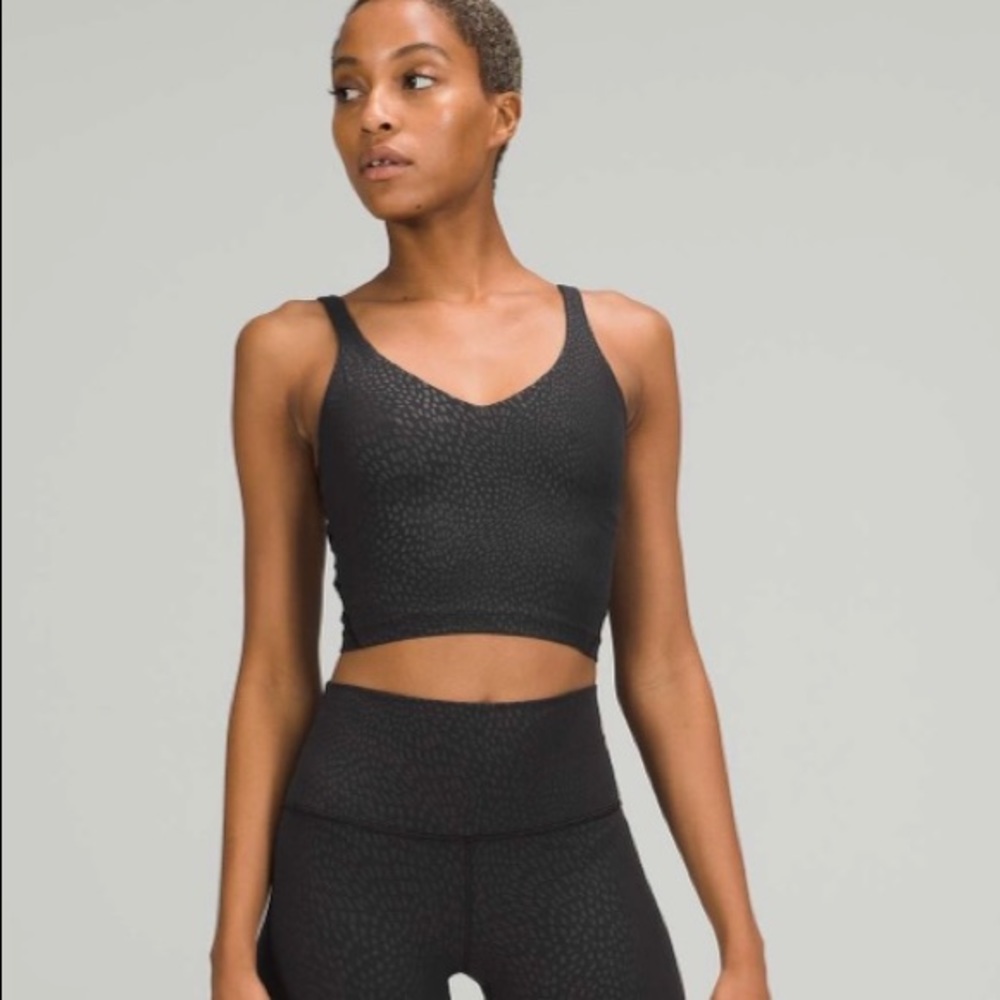 NWT Lululemon Align Tank - Jewel Emboss Black